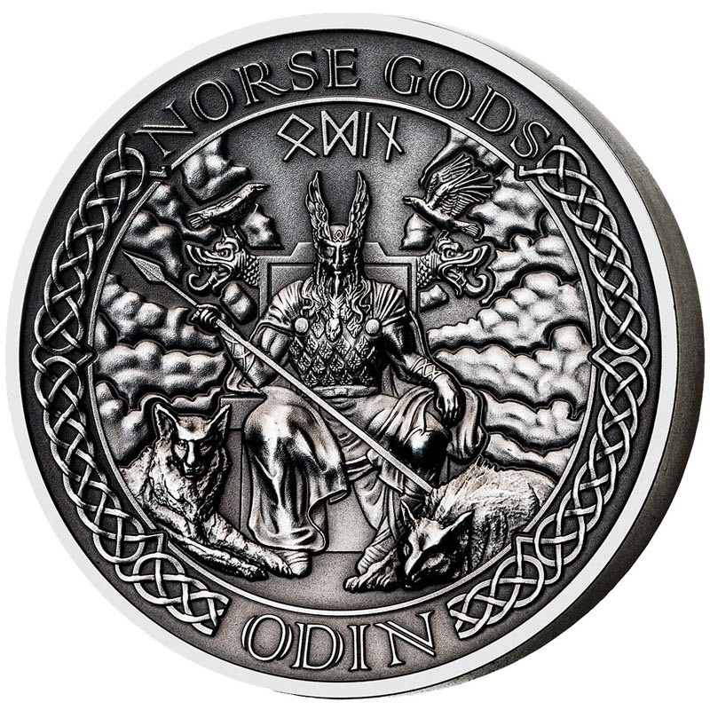 Серебряная монета островов Кука 