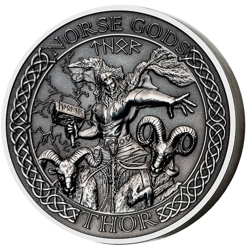 Серебряная монета островов Кука 