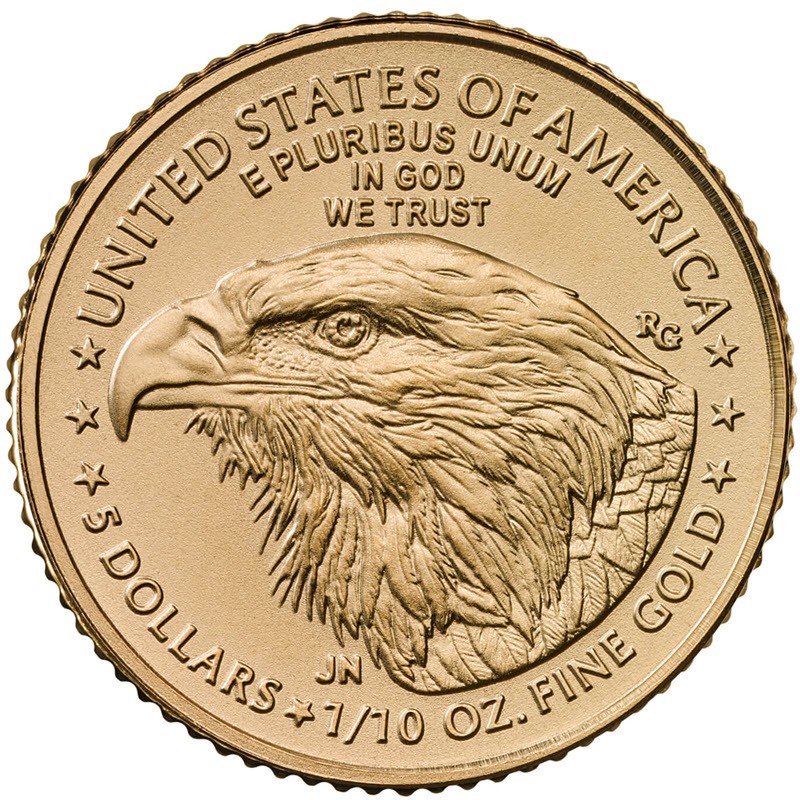 Золотая монета США 