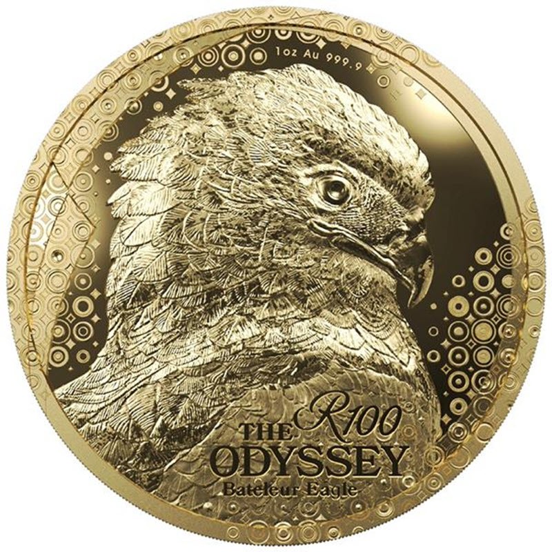 Золотая монета ЮАР 