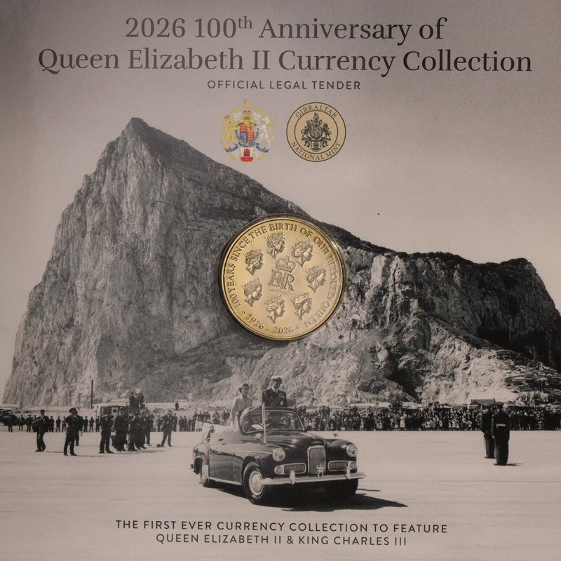 Набор из 9-ти монет Гибралтара 