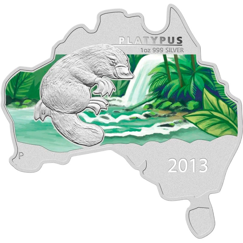 Серебряная монета Австралии 